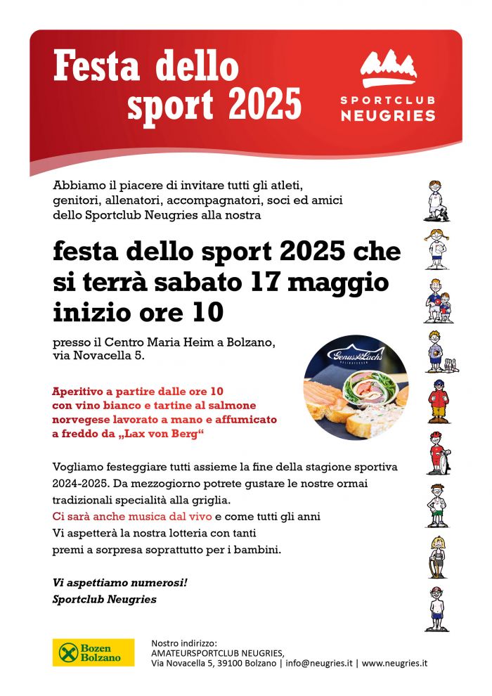 Festa dello Sport 2025