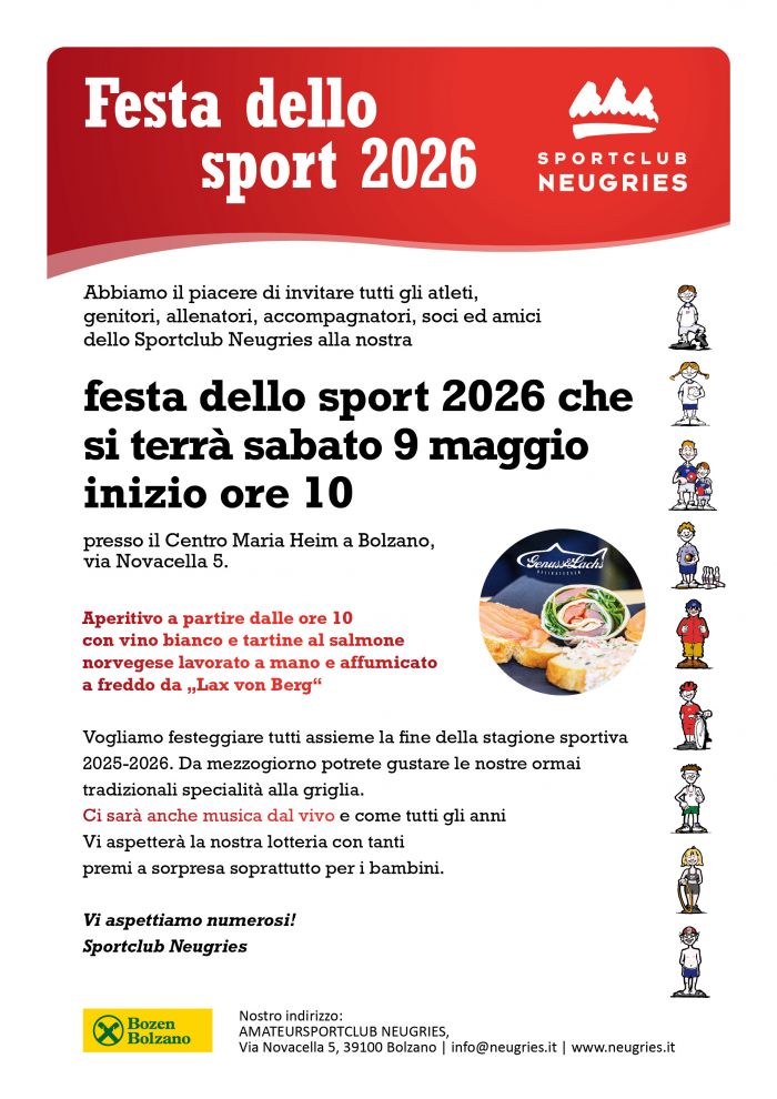 Festa dello Sport 2026 Festa dello Sport 2026